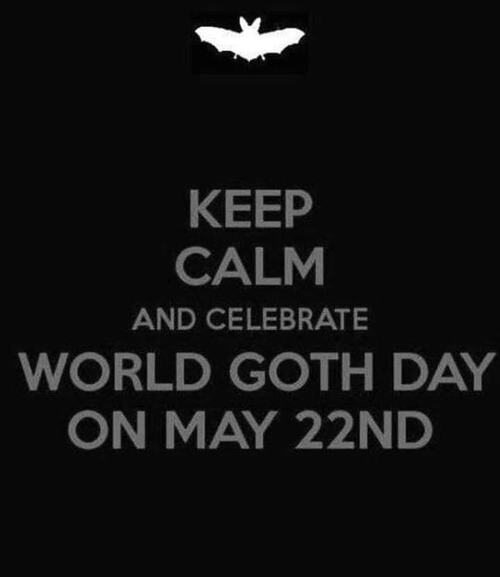 Dementia_Grimm's tweet photo. Happy World Goth Day! 🖤🦇🖤 https://t.co/V2rNlQpMtA