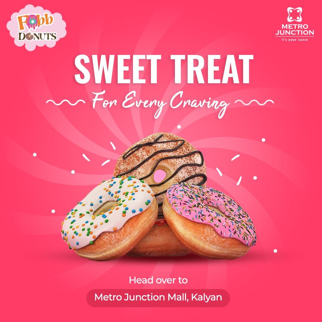 Enjoy a delicious delight with freshly baked Fabb Donuts!

#MetroJunctionMall #AtOurJunction #FabbDonuts #Donuts #DonutsLovers
