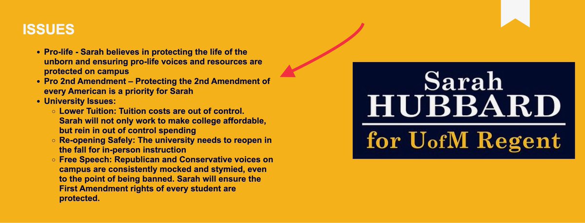 Let's not forget that @RegentHubbard ran on a platform of supporting the 2nd amendment at UofM. Does this mean you want students/professors to be carrying guns on campus?

It's kind of hilarious that you of all people are talking about public safety right now.