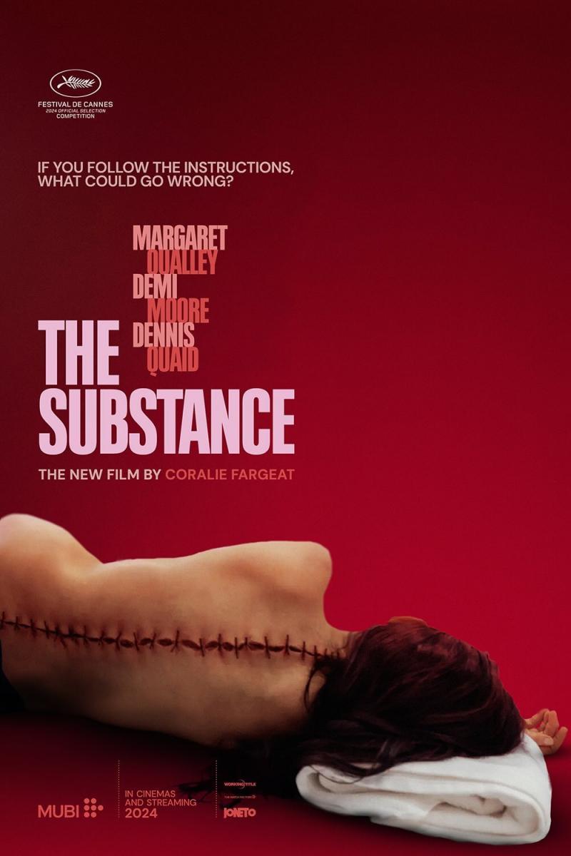 #TheSubstance es protagonizada por #DemiMoore trata sobre la obsesión que tienen las mujeres con la juventud, la belleza y la perfección, lo que están dispuestas a hacer y llegar a lo más extremo y oscuro con tal de mantener el estatus impuesto por la sociedad #sandymoon #terror