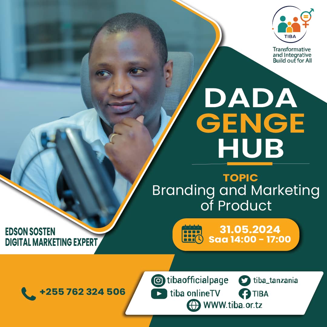 tiba_tanzania's tweet photo. Karibu katika #dadaGenge hub this month ,for participation kindly email tibaofficetz@gmail.com #Gengepopote #Kilimokidigitali https://t.co/5EahwQO331