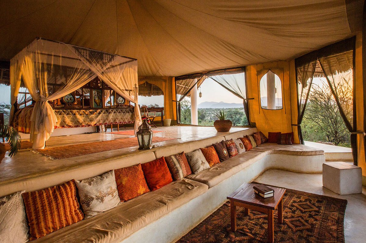This is one of the most luxurious properties in Samburu. Sasaab Lodge is a must visit.