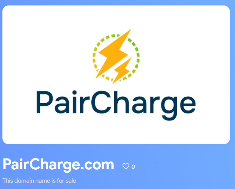 The word is electrifying   ⚡️🔋🔌

EV Charging ⚡️ 🔌 domain for SALE

PairCharge. com

#ev #charge #charging #domain #domainsforsale #domainsale #atom  #lyriq #video #chargeport #green #evcharge #startup #forsale