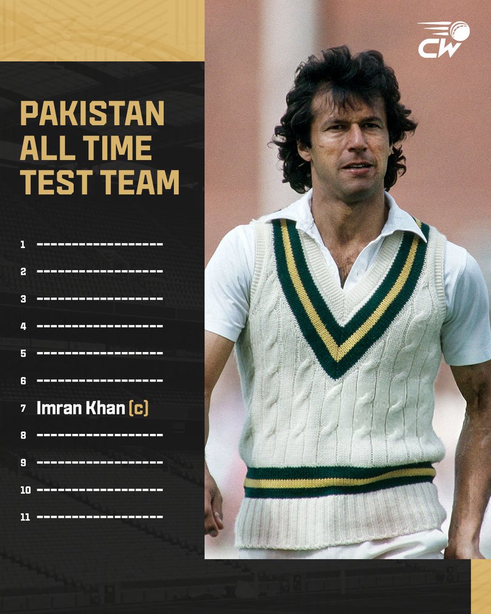 Make your all-time Pakistan Test team 🙌