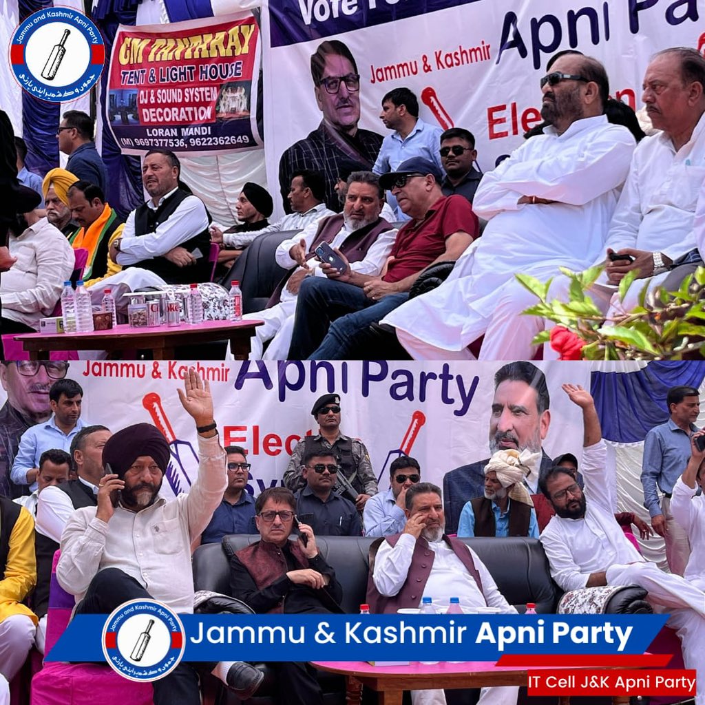 Extending my deep gratitude to the people of Poonch for the massive turnout in yesterday’s public convention. I want to convey it to the people of Poonch that J&K Apni Party is mindful about the sufferings of people in this region and once voted to power will make sure to work