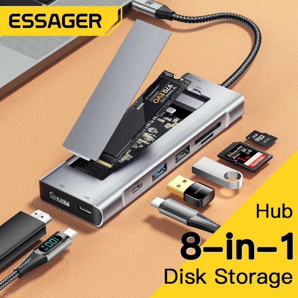 #Aliexpress
US $29.14  56%OFF | 8-in-1 USB Hub With Disk Storage Function USB Type-c
#USBHub #LaptopDock #TypeCHub #HDMICompatible #MacBookPro #MacBookAir #56PercentOff #TechDeals #GadgetSale #USBTypeC #LaptopAccessories 

Buynow 👇 
s.click.aliexpress.com/e/_oE4gRl6