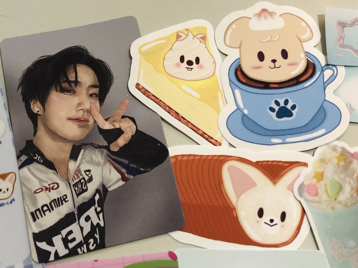 quokkapup's tweet photo. π #mailsforelle | #gincarteuproofs
hello, @gincarteu! the art prints are here~ thank you for packing them well π«Άπ» i ordered han art print and my trio's cafe menu but i got so much more π₯Ήπ€
thank you so much for these, i really love your artworks! til our next transaction ^^ https://t.co/g5QjdTky4P