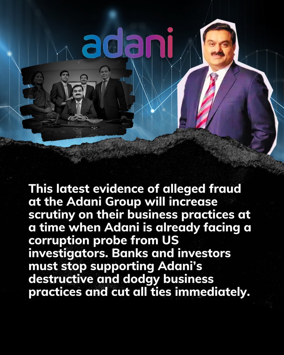 'New evidence bolsters allegations Adani Group overcharged for coal.' Aside from being a major financial fraud, this would have increased power costs for Indian businesses and households, and led to significantly worse outcomes for health, climate and the environment. #StopAdani