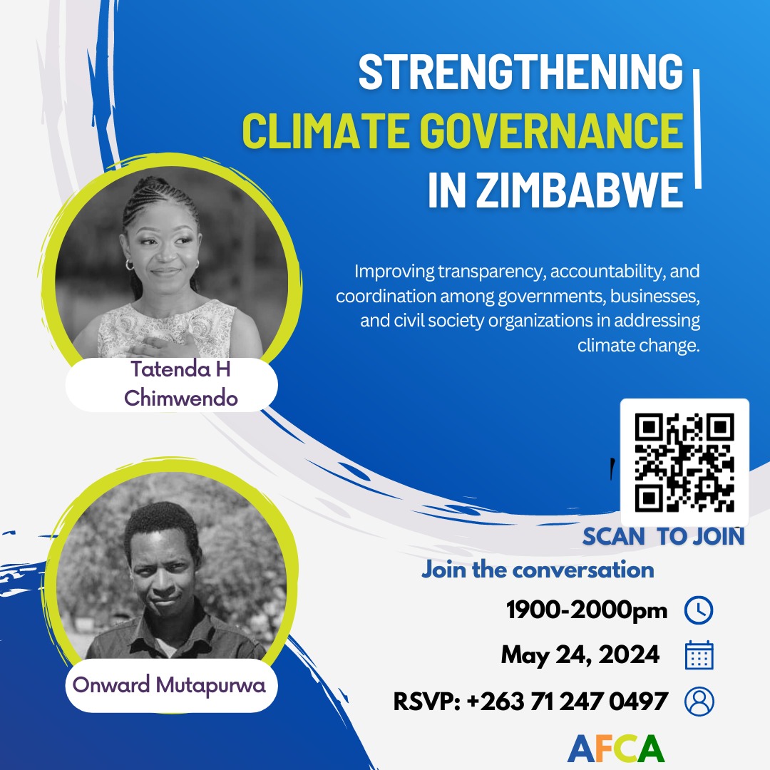 #ClimateDemocracy series continues this Friday. Join us again as we explore ways to strengthen climate democracy in Zimbabwe. #LetsMakeClimateTalkaJingle #ClimateDemocracyNow @LivertProfessor @wekwadakwa @GreenInstitute2 @Greenpeaceafric @YetTrust @NatalieGwat @NLinZimbabwe