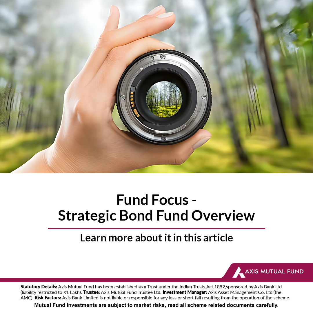 Discover a blended mix of AAA and credit instruments with Strategic Bond Fund. Read the article for more details Article Link: zurl.co/lpuI #AxisMutualFund #StrategicBondFund #InvestmentStrategy #MoneyIQ #KnowledgeNuggets