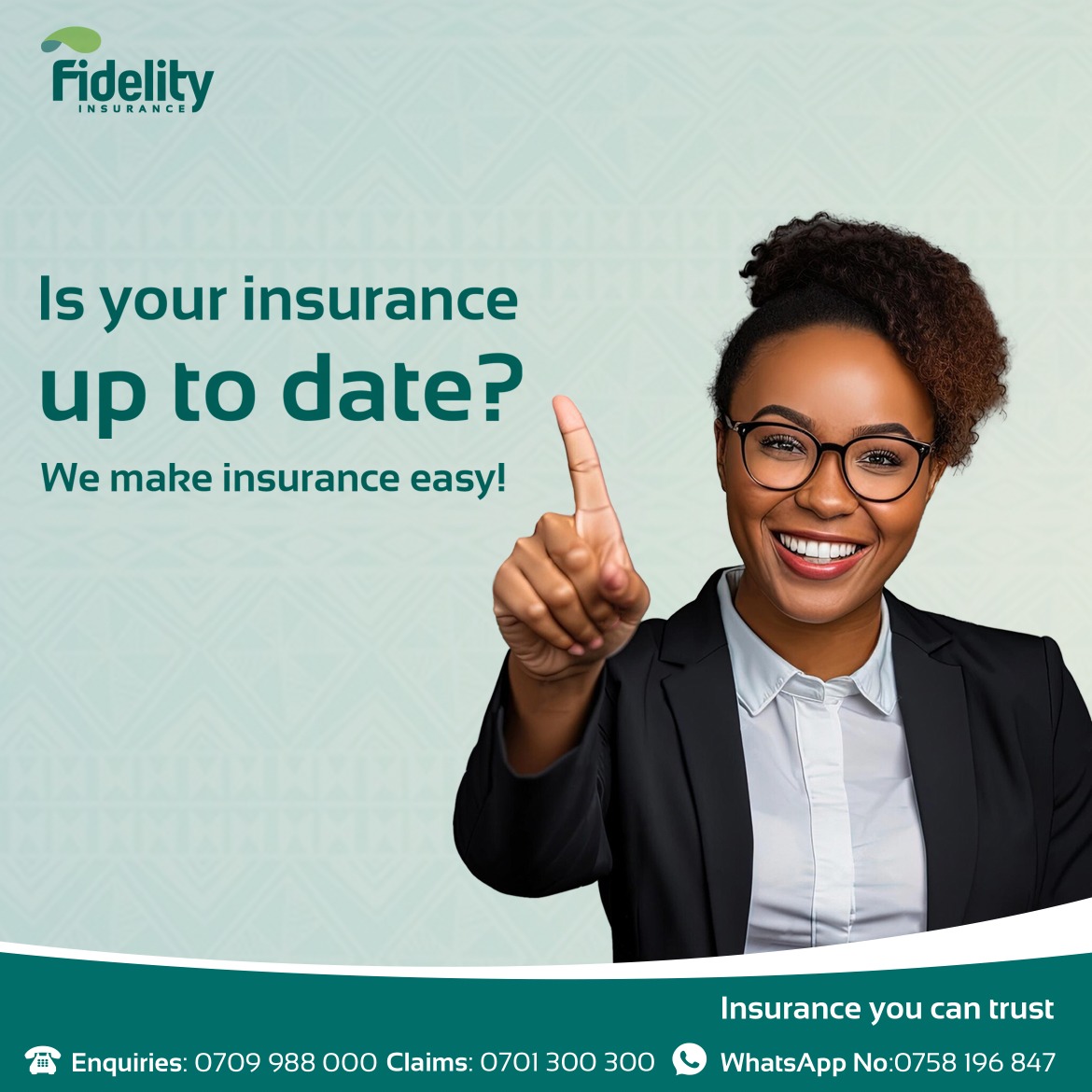 Protect your business with our tailored insurance plans.Get a quick quote by calling 0709988000 now and stay covered.
#fidelityshield #insuranceyoucantrust #insurance #businessinsurance #business