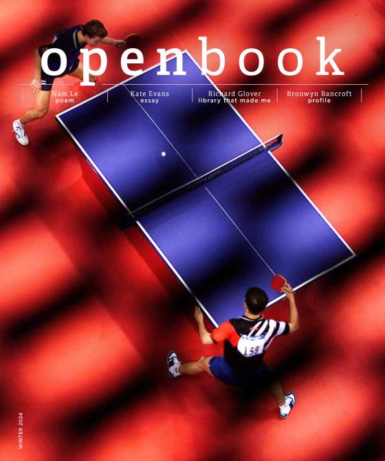 It's here! Our winter issue of #Openbook magazine, edited by @pipmcg features words by @rgloveroz, @HistoryGirlKate, Nam Le, @WyndhamSusan, Seumas Spark, Chris Flynn, Yumna Kassab, Bronwyn Bancroft, Jock Serong and more.

Subscribe here: ow.ly/7Ux950Jt70E