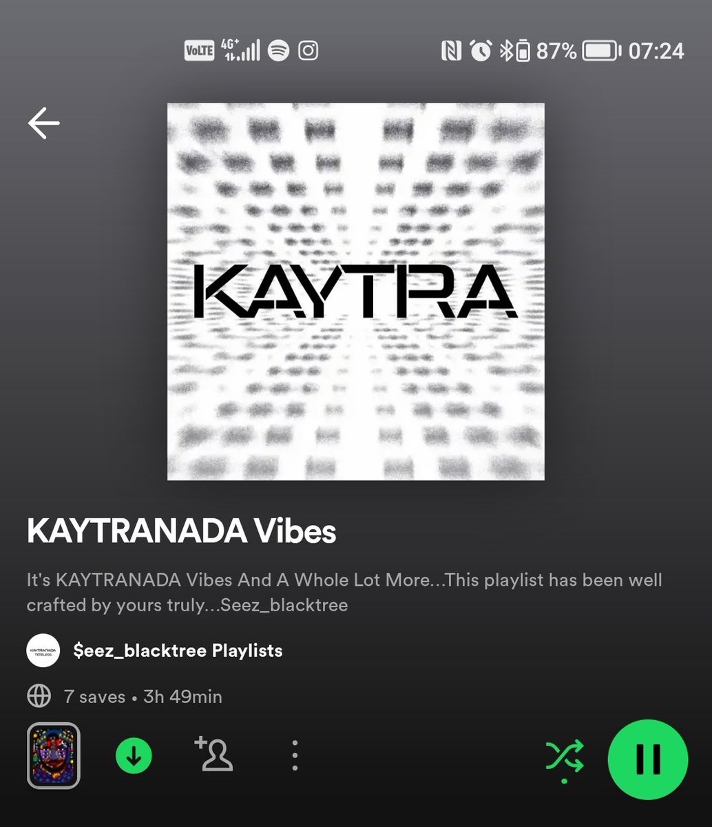 Starting my day with some KAYTRANADA Vibes ☺☺ @KAYTRANADA fans gather here

open.spotify.com/playlist/5q54p…