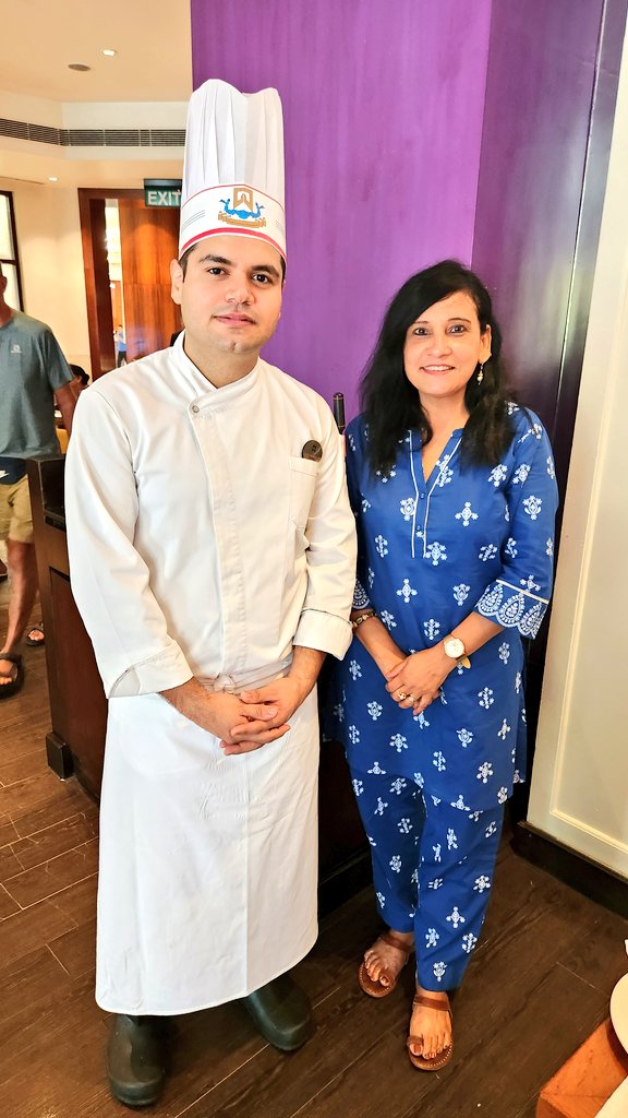 ITC Hotels is one of the best ,this kind of personalization takes it to the next level for me. At the Pavillion, ITC Maurya. @ITCMaurya @ITCHotels Dear Chef Dhruv, thank you for the outstanding meal you prepared for us. Your culinary skills are truly exceptional, and we