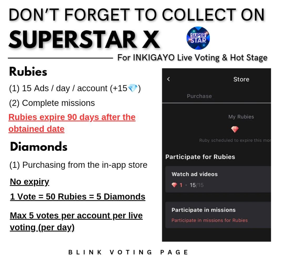 📢 BLINKs, it's our LAST CHANCE so give your 💯 to give #JENNIE a win‼️ Keep collecting on SUPERSTAR X APP & create multiple accounts!! 📌 If you need accs then DM us #SPOT #BLACKPINK @BLACKPINK
