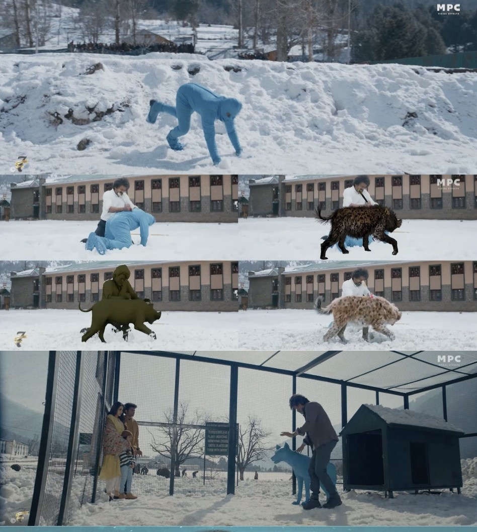 #Leo - Hyena Sequence VFX breakdown. @actorvijay #MPCVFX
