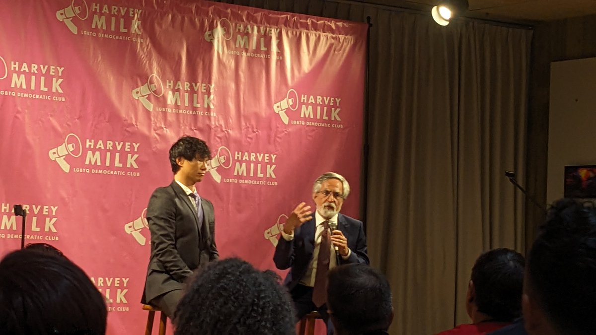 @AaronPeskin was brilliant tonight at @harveymilkclub mayoral forum--unparalleled command of policy and deep knowledge of and passion for #SanFrancisco communities and issues.