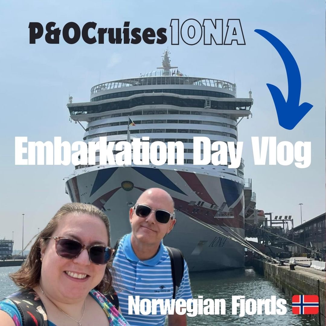 Join us as we board the Beautiful P&O Cruises IONA on our
Embarkation Day Vlog from Southampton to the Norwegian Fjords on a 7night Cruise..

Watch now ⬇️
youtu.be/xYJ6__Tit5Q?si…

#visitsouthampton
#oceanterminal
#pocruises
#norwegianfjords
#cruiselife
#norway