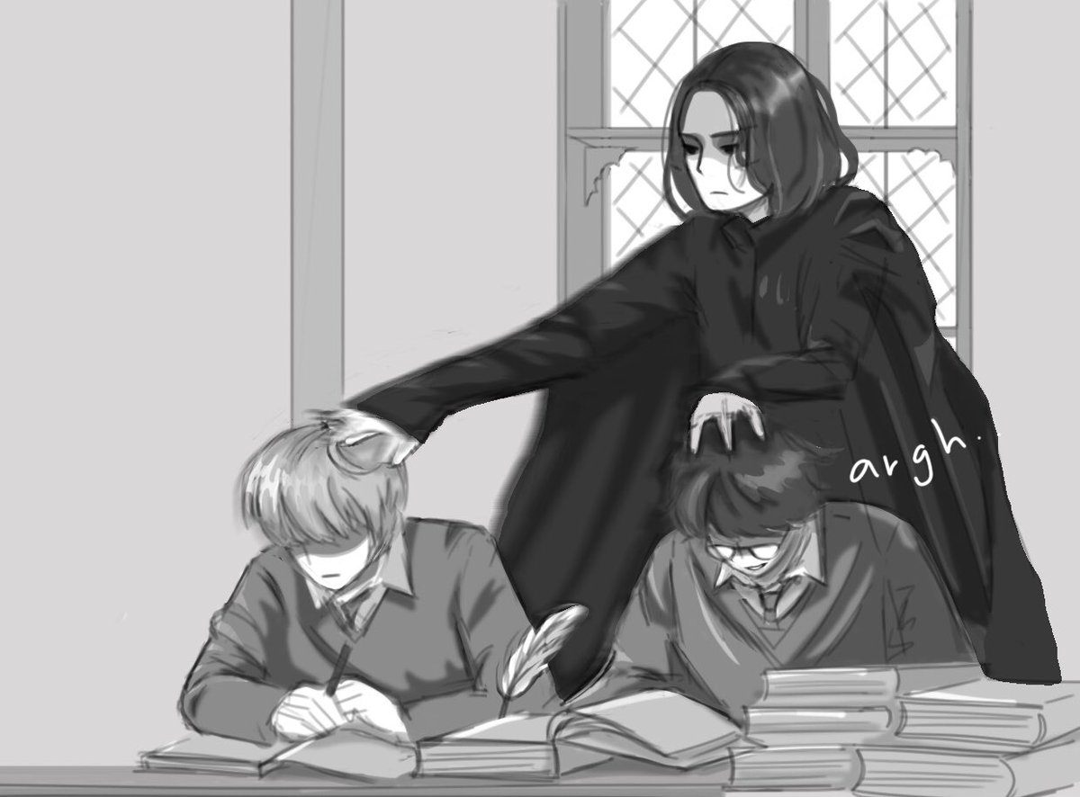 harry’s asking ron if he should ask draco to the yule ball #drarry