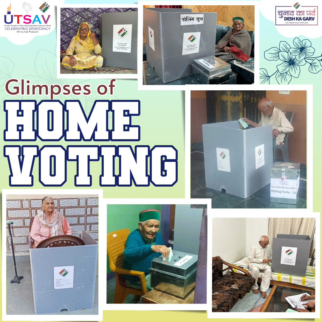 Proof that #civicduty knows no age limit. 85+ #Voters leading by example with optional #Homevoting.
#UTSAV #ECISVEEP #Chunavkaparv #Deshkagarv