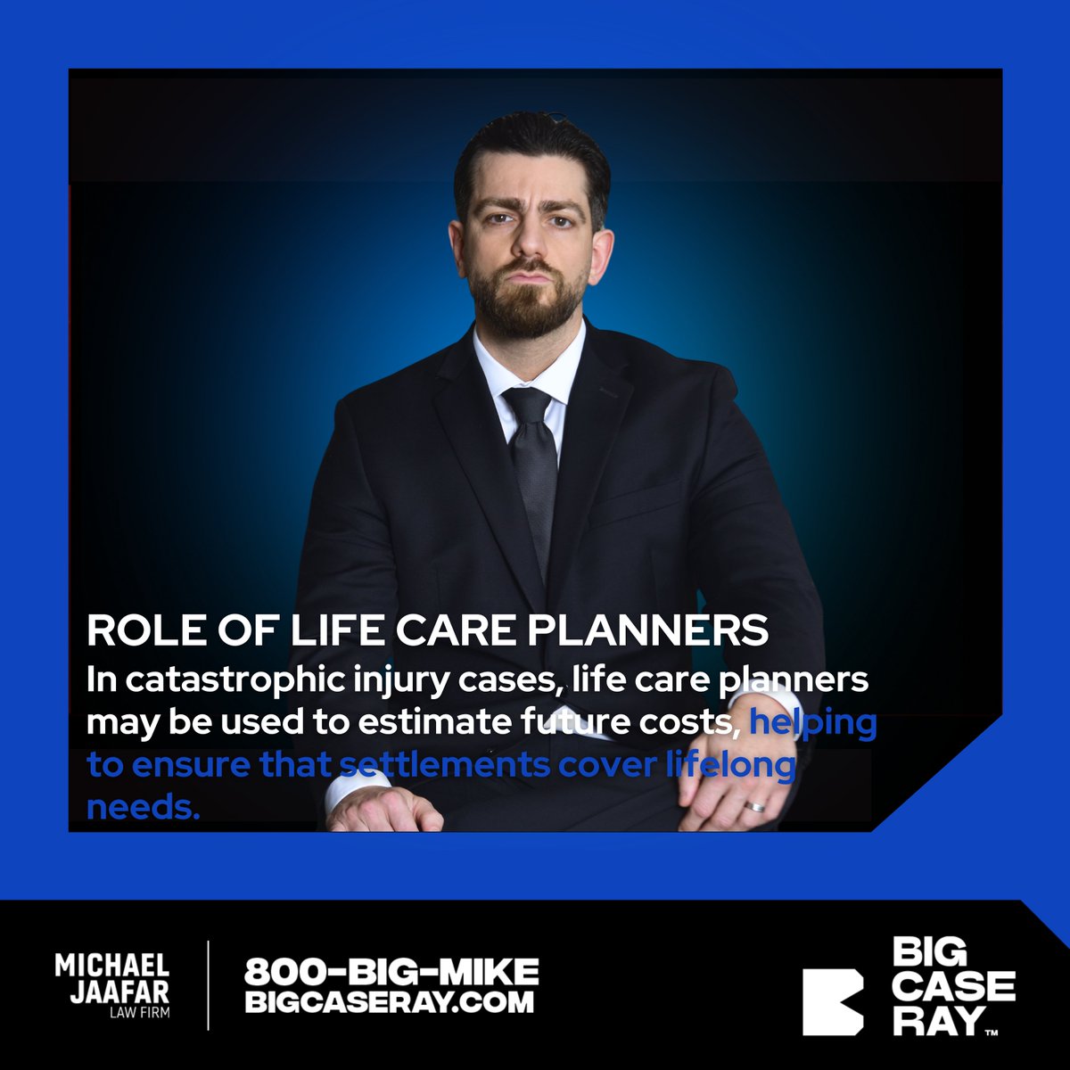 BIG CASE RAY
'Role of Life Care Planned'
Personal Injury Facts. 💡
.
.
.
.
.
#bigcaseray #rayrahal #mikejaafar #bigmike #800bigmike #personalinjury #personalinjurylawyer
#injuryattorney
#accidentlawyer
#legalhelp
#injured
#compensation
#justice
#personalinjuryclaim
#lawyerlife