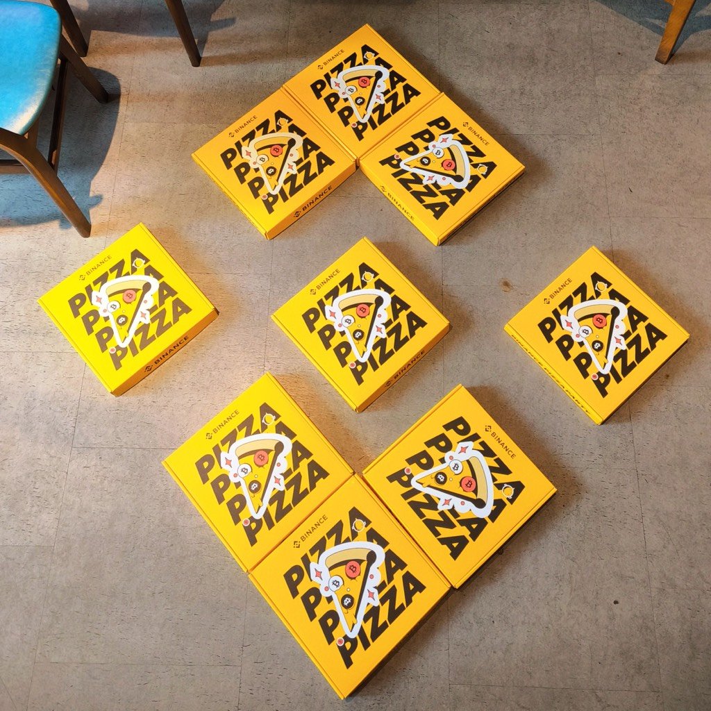 🍕吃币安披萨，期待A9自由！ 披萨节快乐🎉#BinancePizzaDay #BTC