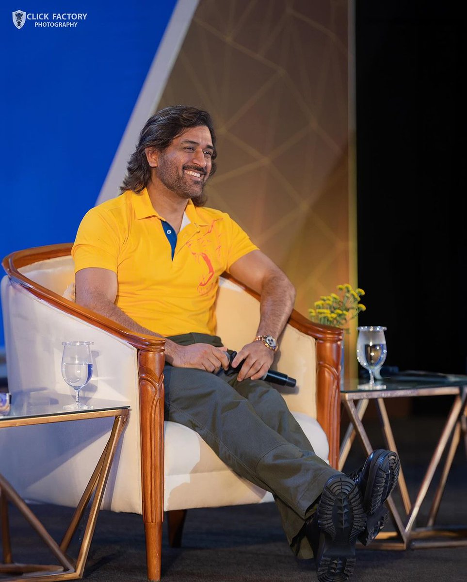 The Infectious Smile of Mahi ! 🥰🤌 #MSDhoni #WhistlePodu #CSK #IPL2024 📸 via click factory