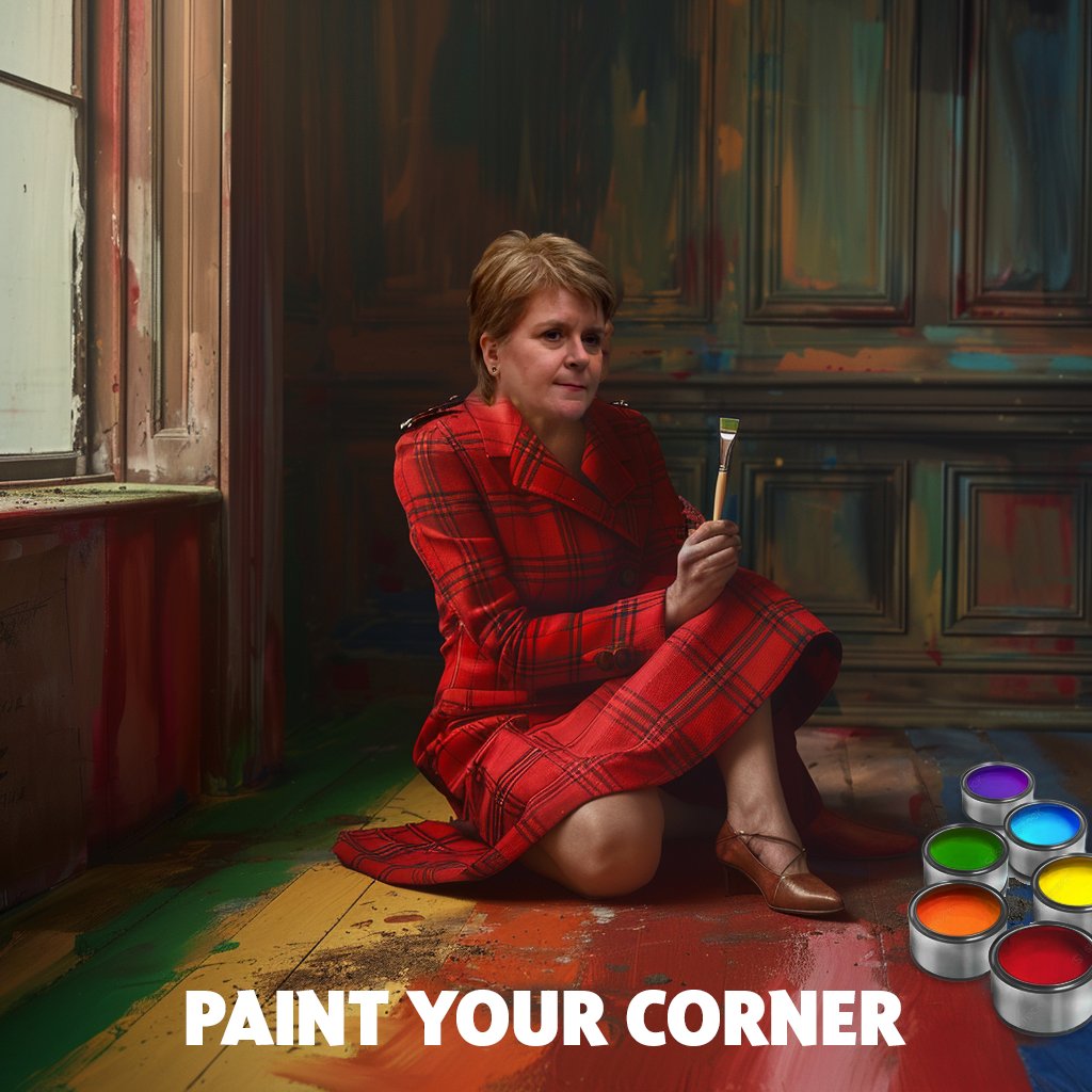 Disgraced former First Minister Nicola Sturgeon laments painting herself into a corner entirely of her own choosing. Blames everyone else.
