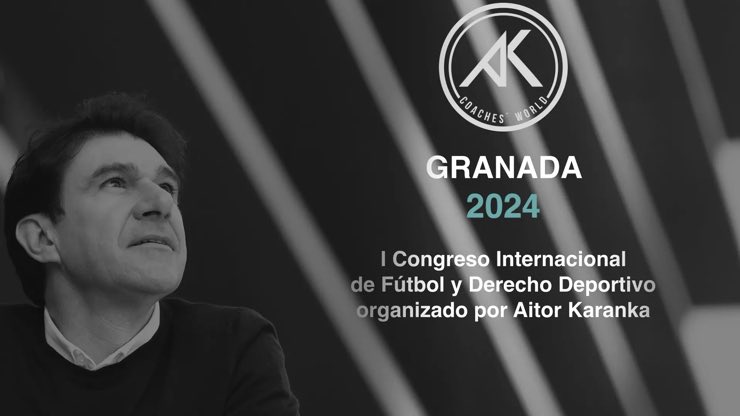 Granada será epicentro del deporte nacional e internacional:formación innovadora,metodologías activas y aplicaciones didácticas del fútbol y derecho deportivo. Inscripciones:www.akcoachesworld ⁦<a href="/rfef/">RFEF</a>⁩ ⁦<a href="/CatedraUgr/">Cátedra de Derecho del Deporte UGR</a>⁩ ⁦<a href="/IcagrTwit/">ICAGR</a>⁩ ⁦<a href="/CanalUGR/">Universidad Granada</a>⁩ ⁦<a href="/dipgra/">Diputación de Granada</a>⁩