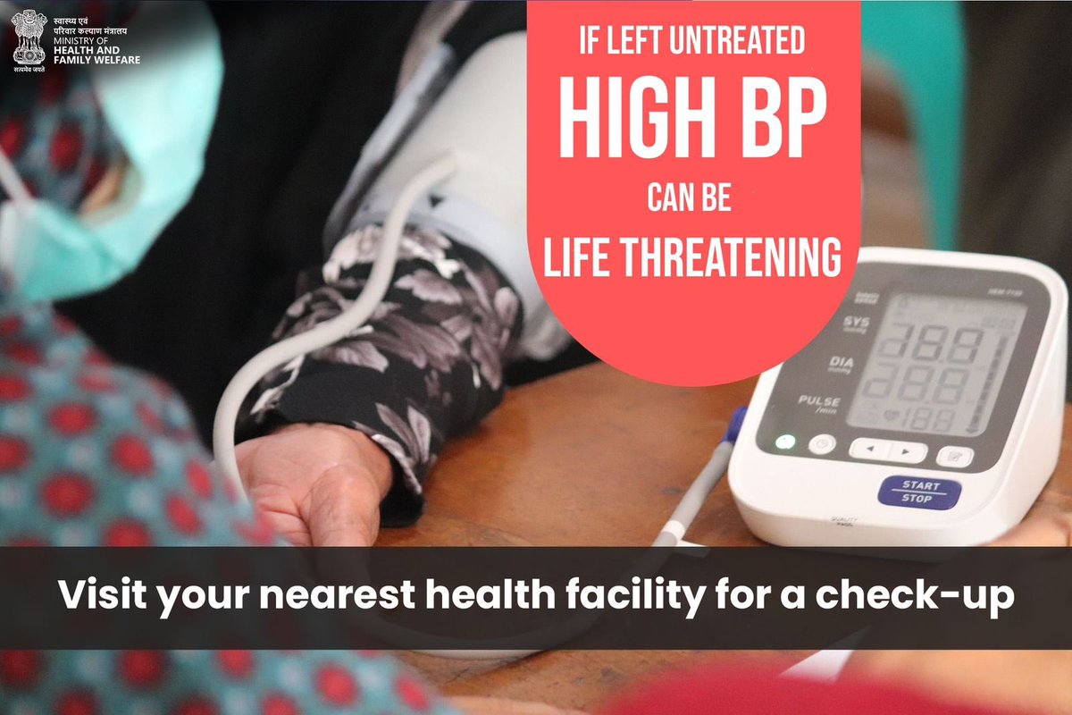 Don’t let high blood pressure be a silent threat. Visit your nearest hospital and get checked today! . . #Hypertension