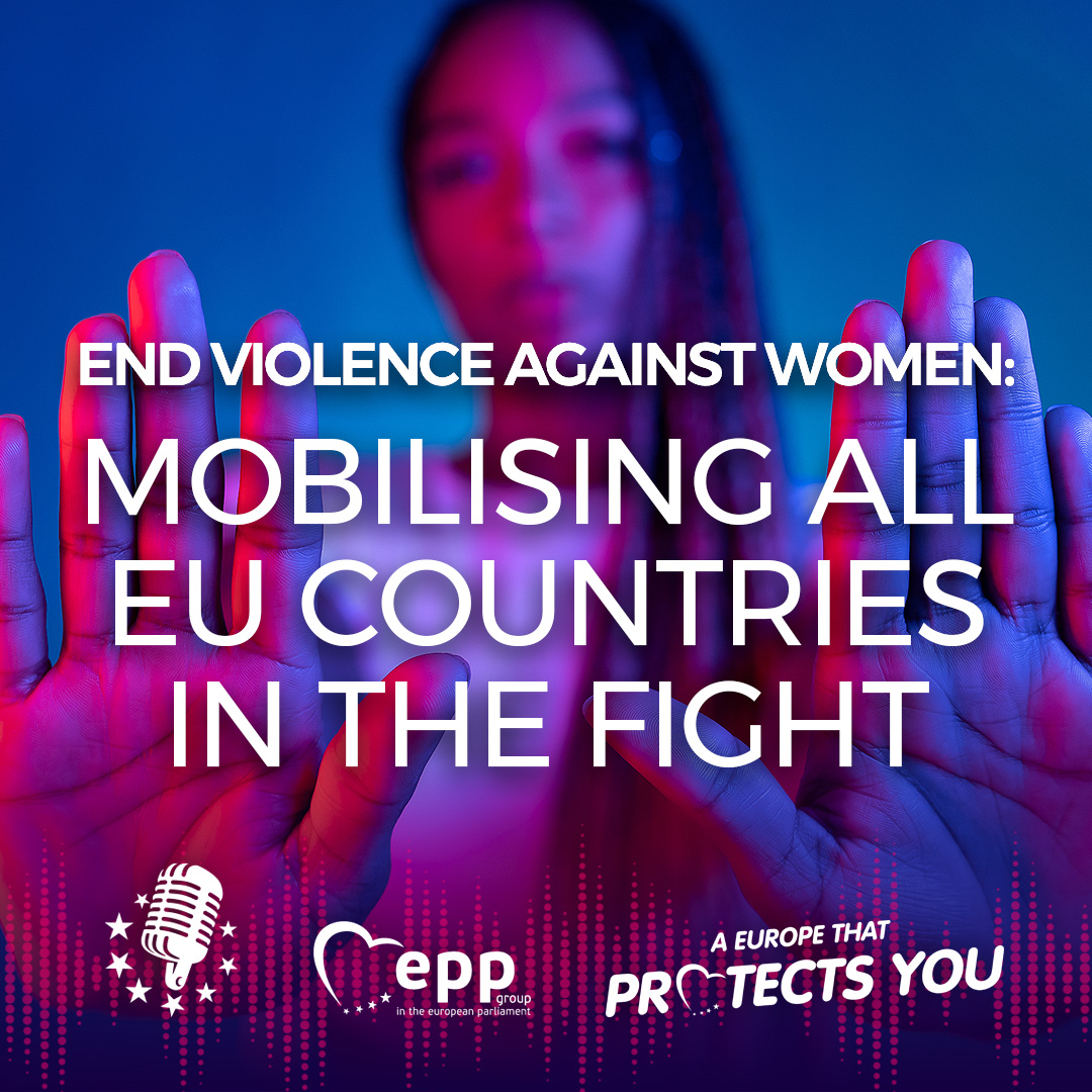 🚨 EPP Group podcast alert! 🎯Topic: End violence against women: mobilising all EU countries in the fight 🎧 epp.group/s5e15 #EndVAWG #EuropeProtects