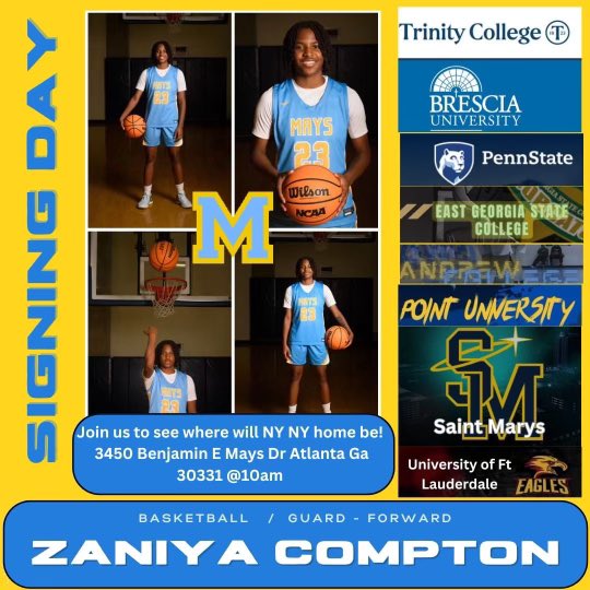 TheGaDominance's tweet image. I’m so very proud to announce that our first senior Lioness is about to commit and sign tomorrow @ZaniyaCompton!!!!
#LionessHearted
#5xChampion
#DaLocksmith
#SheComin