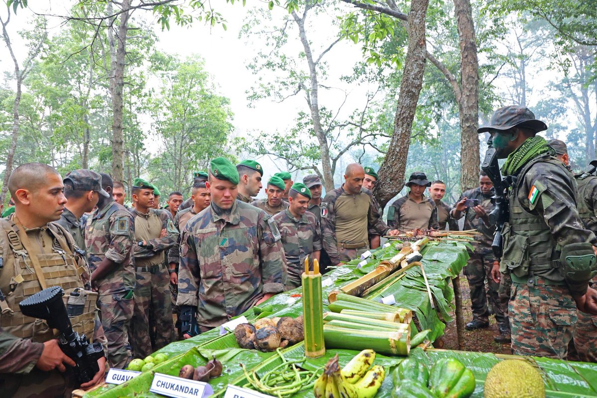 Jungle warfare expertise shared between Indian & French troops in Shakti-2024 #India & #France's Shakti-2024 military exercise is underway. This year's edition sees a larger troop presence & focuses on mountain and urban warfare under UN mandates. #IADN