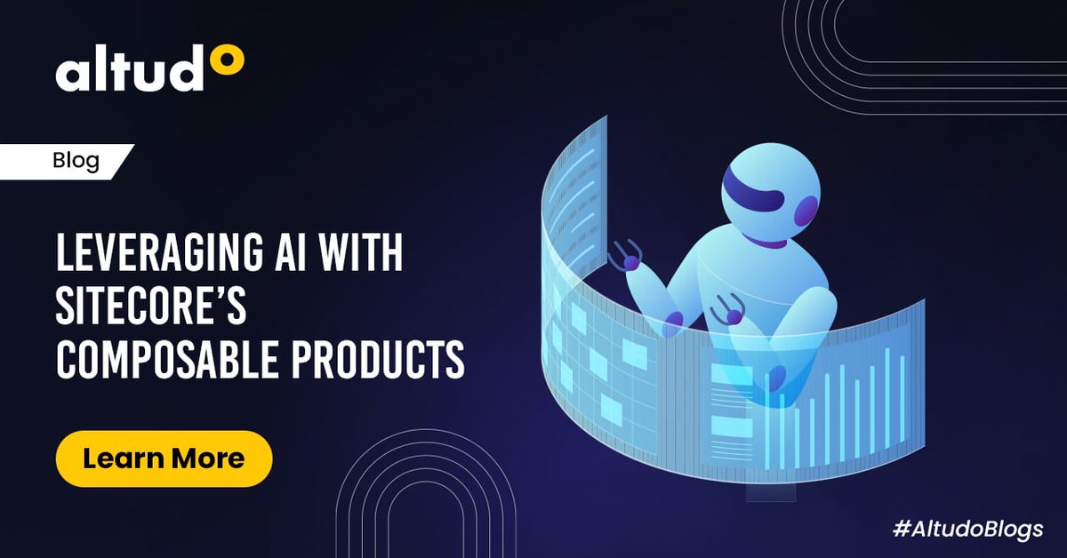 From dynamic #Personalization to predictive analytics, #AI is revolutionizing how brands build and optimize #DigitalExperiences. Learn more: altudo.co/insights/blogs…

#CXStrategy #DXP #Sitecore #SitecorePartner #AltudoBlogs