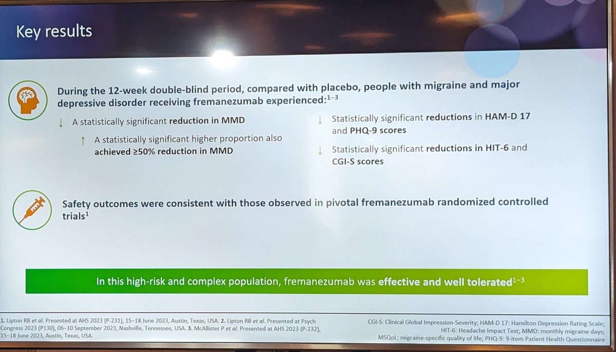 #ABN2024 #Headache #Migraine #Depression. Excellent talk by <a href="/g_lambru/">Giorgio Lambru</a> in silent symposia <a href="/theABN_Info/">Association of British Neurologists</a>
<a href="/ABNTrainees/">Neurology Trainees</a>
