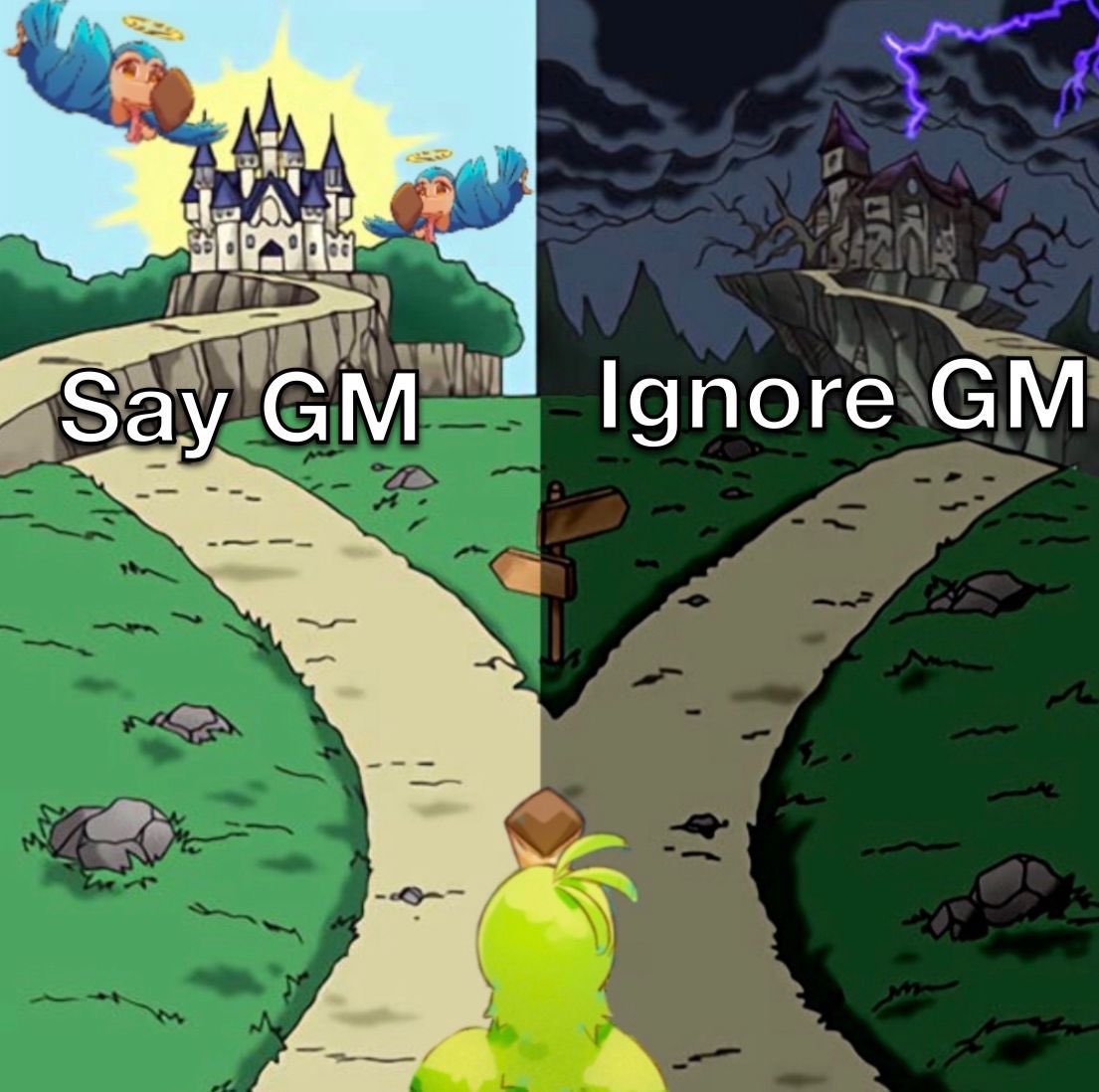 Gm Fam ☀️🦤

Say it back or get wrekt ! 🫨