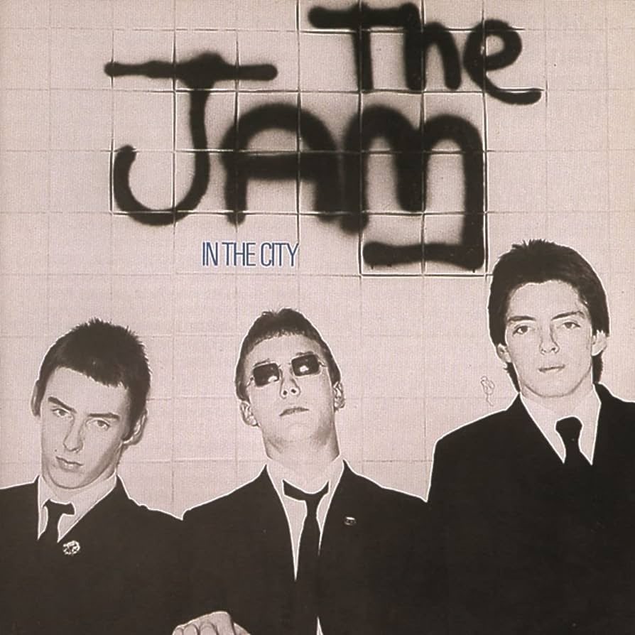 lee0969's tweet photo. On this day in 1977 New at No 43 UK Album Chart The Jam with their 1st album “In The City” IMHO one of the greatest debut albums ever made. An almost impossible pick but I’ll go for “In The City” how about you? #1970s #TheJam #Mods #PaulWeller #BruceFoxton #RickButler @jillwebb2005 @nikidoog @CarolynPPerry @blackenrho @FatOldAnarchist @brunstead @SkaManD14