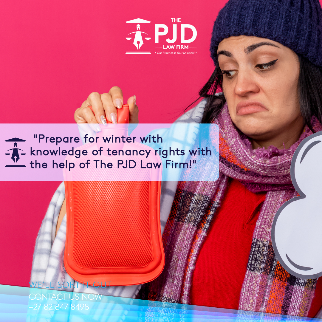 Winter is Coming: Understand your tenancy rights during colder months. ❄️🏠 👔⚖️ We'll sort it out! 🌐Please view for legal insights! youtu.be/7OV5ZBdd4GQ?si… 🌐Visit our new site: pjdlaw.co.za #WinterPrep #LegalRights