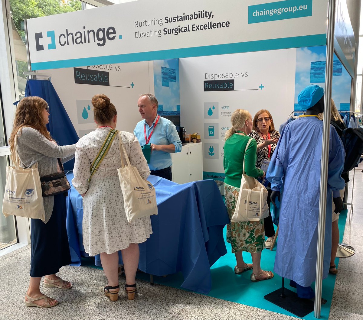 Revolution-ZERO (@revolutionzero1) on Twitter photo Revolution-ZERO was thankful to be representing the European reusable surgical textiles industry with chaingegroup.eu at the <a href="/EORNA_Nurses/">EORNA</a> congress in Valencia last week
#GreenNHS #TogetherWeCan 🙏🌍⚕️ Revolution-ZERO was thankful to be representing the European reusable surgical textiles industry with chaingegroup.eu at the <a href="/EORNA_Nurses/">EORNA</a> congress in Valencia last week
#GreenNHS #TogetherWeCan 🙏🌍⚕️