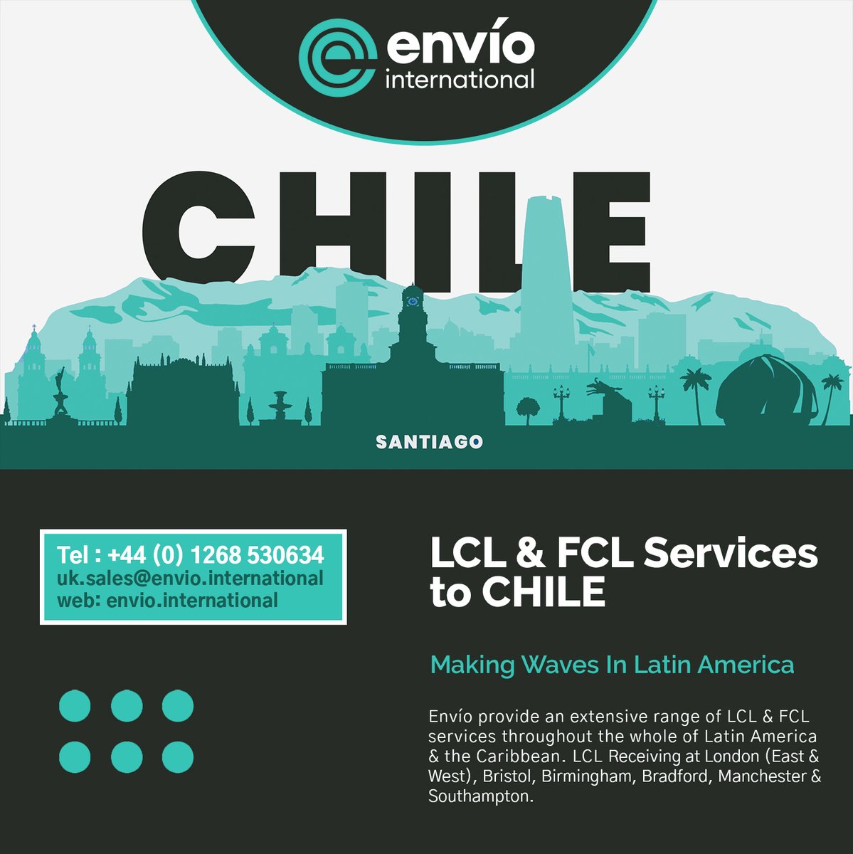 Envío International Limited - for all your FCL & LCL needs from the UK to Latin America & the Caribbean.
envio.international
#southamerica #caribbean #inglaterra #shipping #fcl #lcl #nvocc #envio