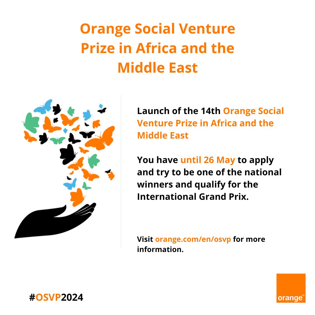The #OSVP deadline is almost here! Apply today for the national stage, and a chance to represent Botswana at the International Grand Prix orange.co.bw/en/orange-soci…. #POESAM24 #OrangeInnovators