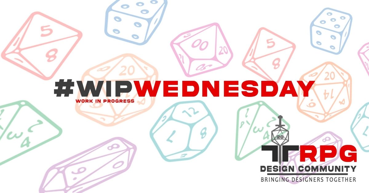 Its #wipwednesday TTRPG creators come show us what you're working on, show us your art, post your links! Give some ❤️ Follow us 👍 @ttrpgcommunity Share this post ↩️ #ttrpgcommunity #ttrpg
