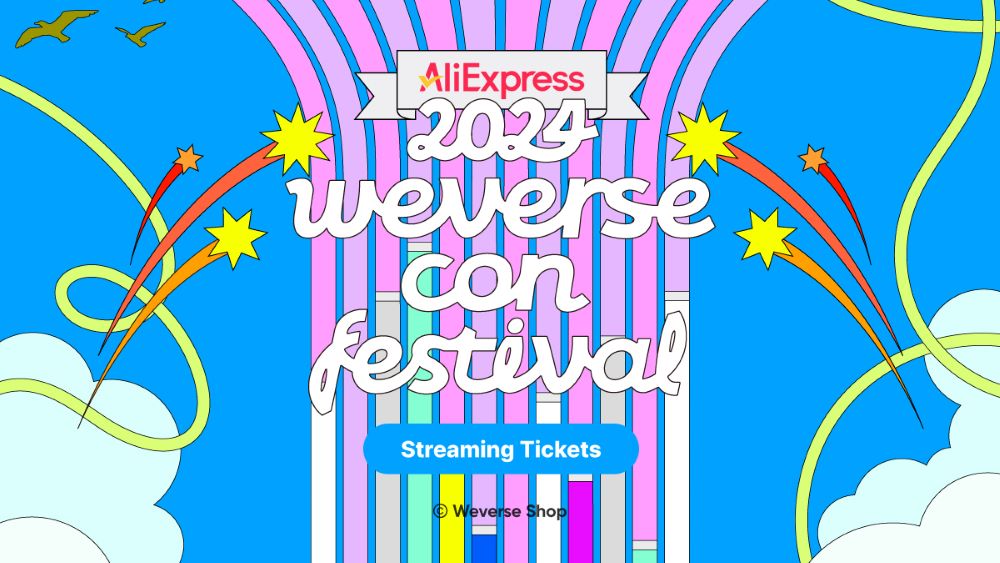 「AliExpress 2024 Weverse Con Festival」オンライン・ライブストリーミング開催および利用券販売のご案内 🔗weverse.onelink.me/qt3S/2024WEVCO… #ILLIT #WeverseConFestival #AliExpress #2024WECONFE