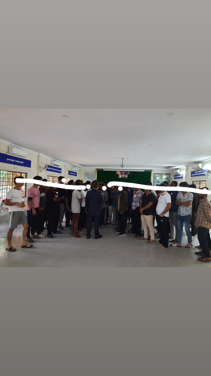 60 🇮🇳 nationals have been rescued by the Embassy in cooperation with Sihanoukville(SHV)authority. These nationals, victims of fraudulent employment, were sent from SHV to PhnomPenh today. Embassy is assisting with travel documents & other arrangements for their early return home.