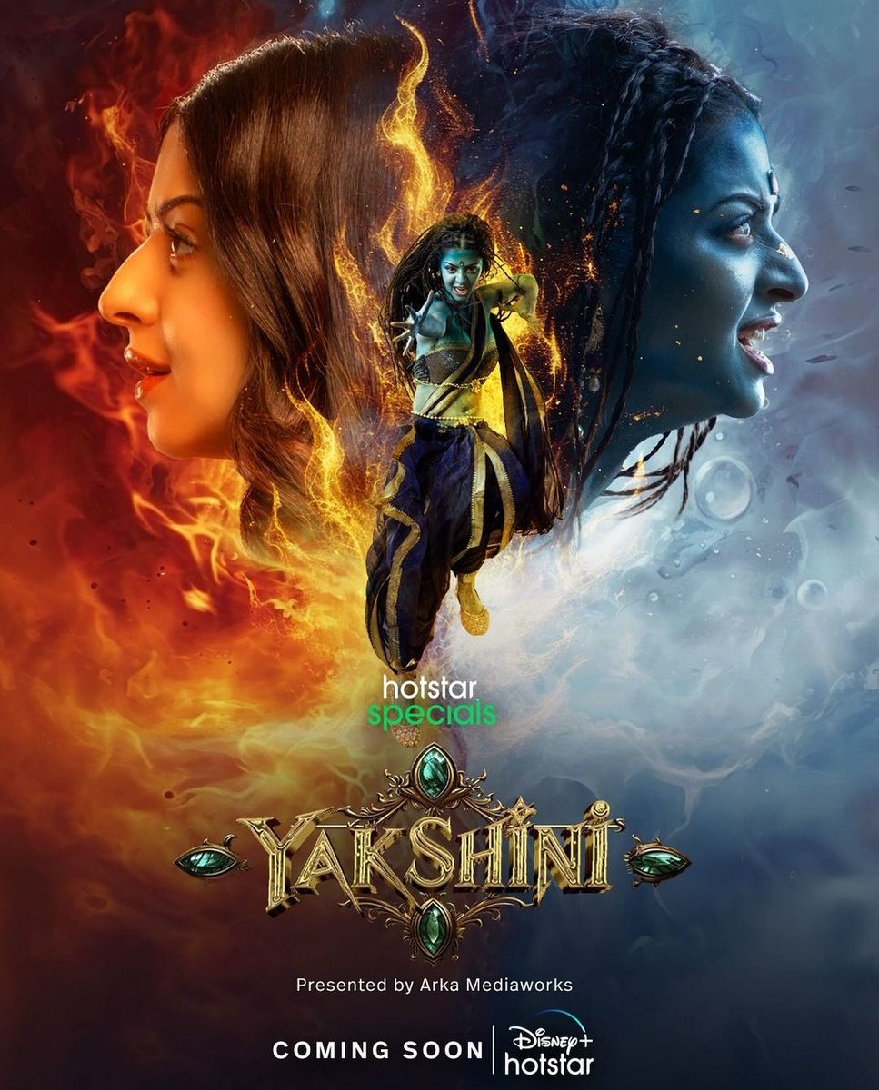 Telugu series #Yakshini coming soon on @DisneyPlusHS. @Vedhika4u @ActorRahulVijay @LakshmiManchu @arkamediaworks @Shobu_ @DisneyPlusHSTel