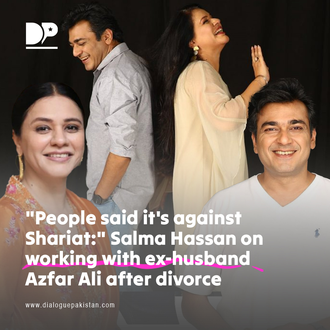 DialoguePak's tweet photo. Pakistani actress Salma Hassan has opened up about the criticism she faced for working with her ex-husband, Azfar Ali, in dramas after their divorce in 2012.
https://t.co/9x3FqVFlZI
#DialoguePakistan #actress #SalmaHassan #criticism #AzfarAli #Husband #Divorce https://t.co/4VaBLpQvMG