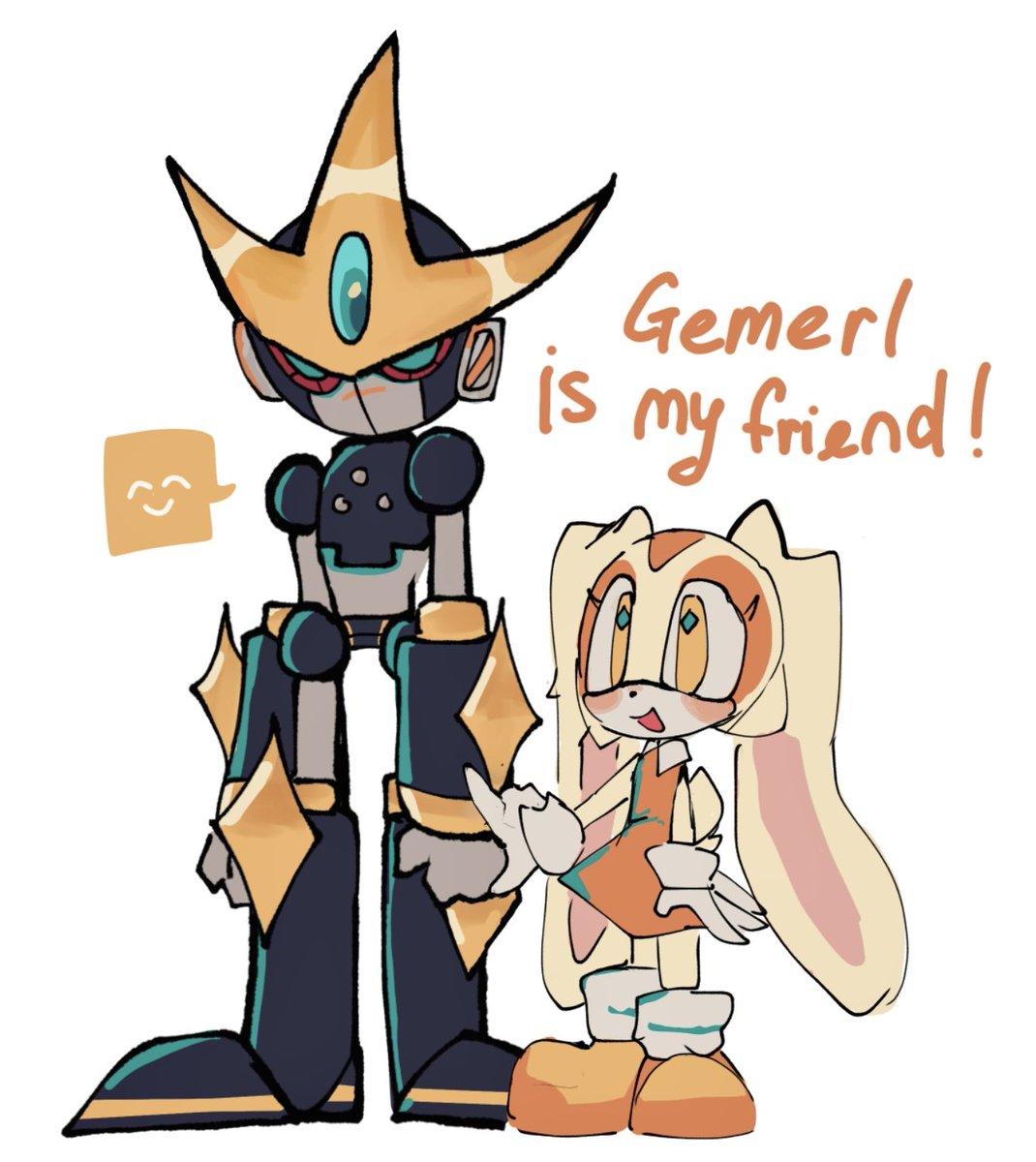 Anyone remember her robotic ahh brother figure? (Please don’t flop) 
#SonicTheHedgehod #Gemerl #CreamTheRabbit