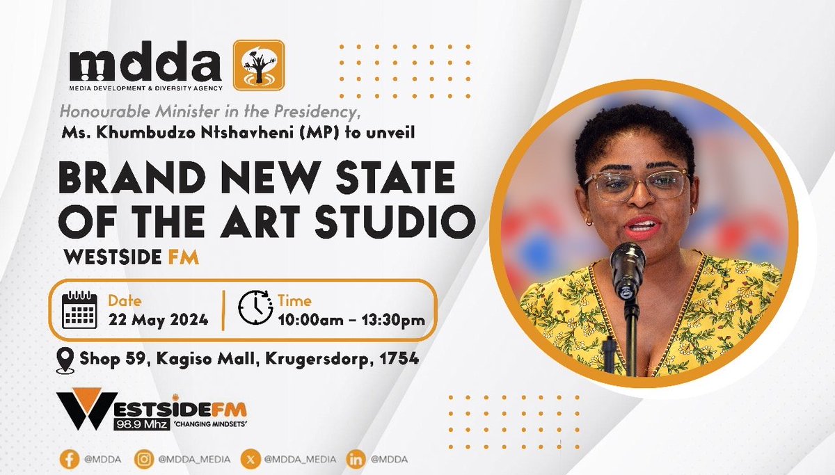 Today with @MddaMedia we will launch the new state of the art studio..