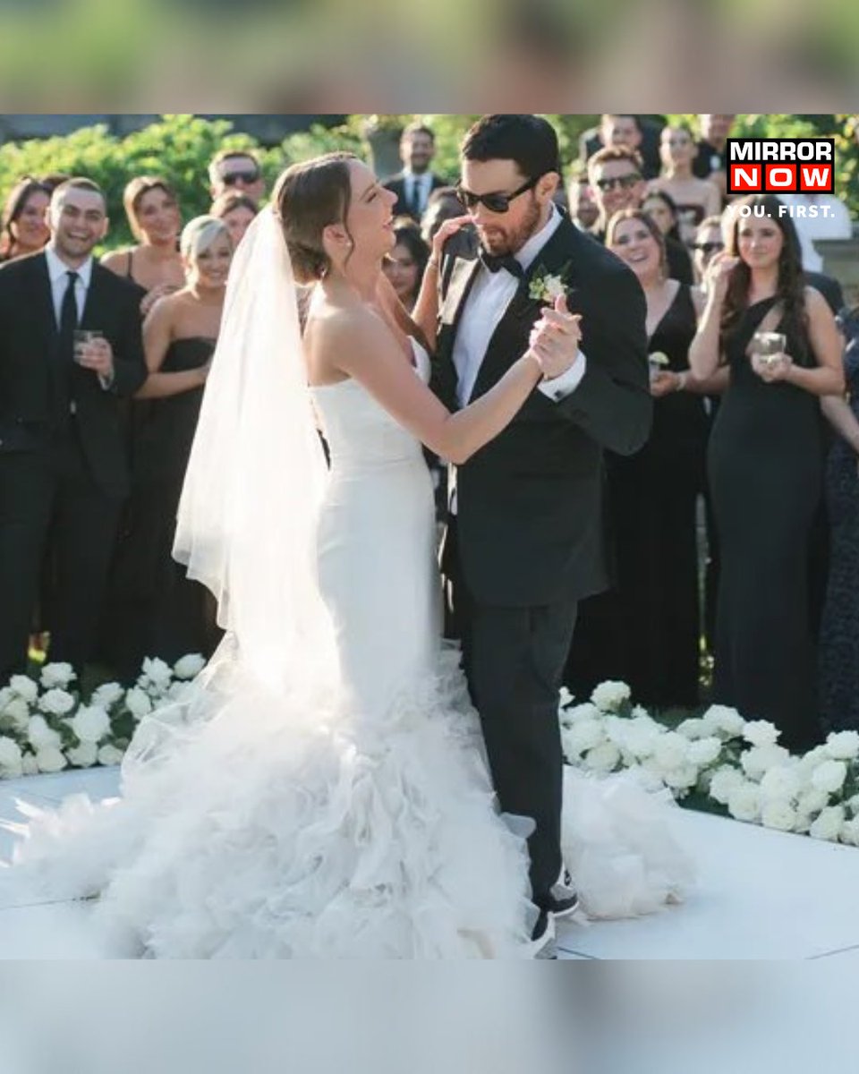 It's love, laughter and happil ever after for renowned Rapper Eminem's darling Daughter Hailie Jade who wed Evan McClintock in an intimate ceremony. She tied the knot on Saturday in Battle Creek, Michigan with her longtime partner, Evan. The Rap God hitmaker, along with fellow