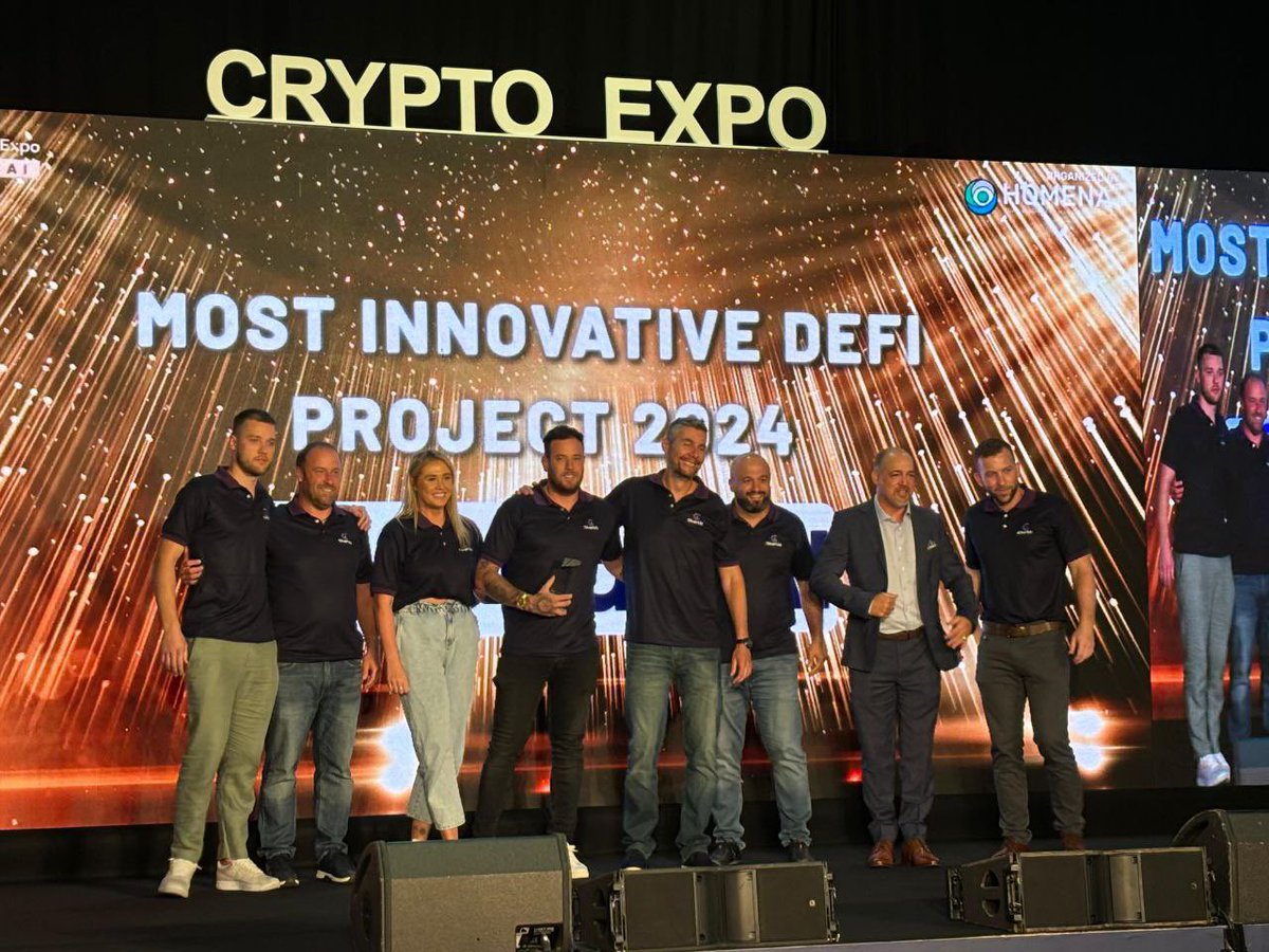 Another Expo - Another Award for ChartAI and the Team 🔥 The Most Innovative Project in DeFi 2024 - After winning The Startup AI Tech Company of the Year Award back in February 🏆 I was at the Crypto Expo working with the ChartAI team over the last couple of days. It was